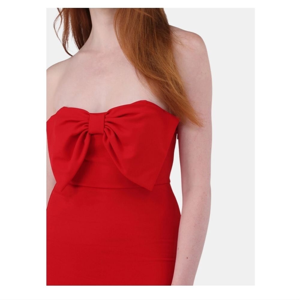 No Boundaries Oversized Bow Mini Dress, Women's Size XXS - Picture 4 of 8